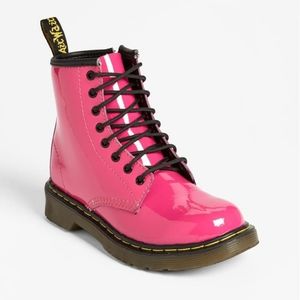 Doc Martens Toddler Delaney Pink & Black Boots
